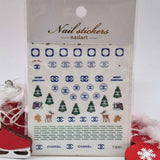 Adesivi Firme Natale T630